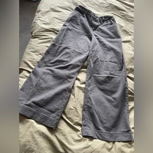 Grey streetwear cargo pants with elastic back band. #streetwear #cozychic